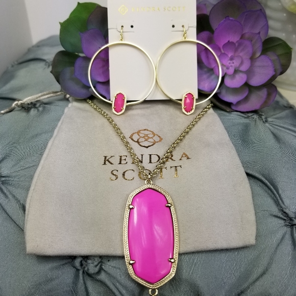 Kendra Scott, Magenta, Rayne, Necklace - Picture 9 of 9